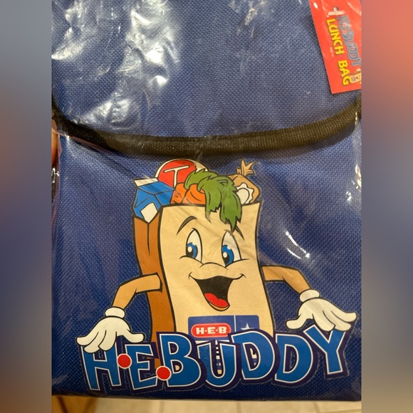 H-E-B HEB Grocery Store H-E-Buddy Kids Soft Sided Lunch Box Bag - Picture 4 of 14